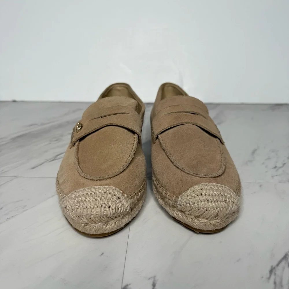 Sam Edelman Kai Tan Suede Espadrilles Loafer 6M